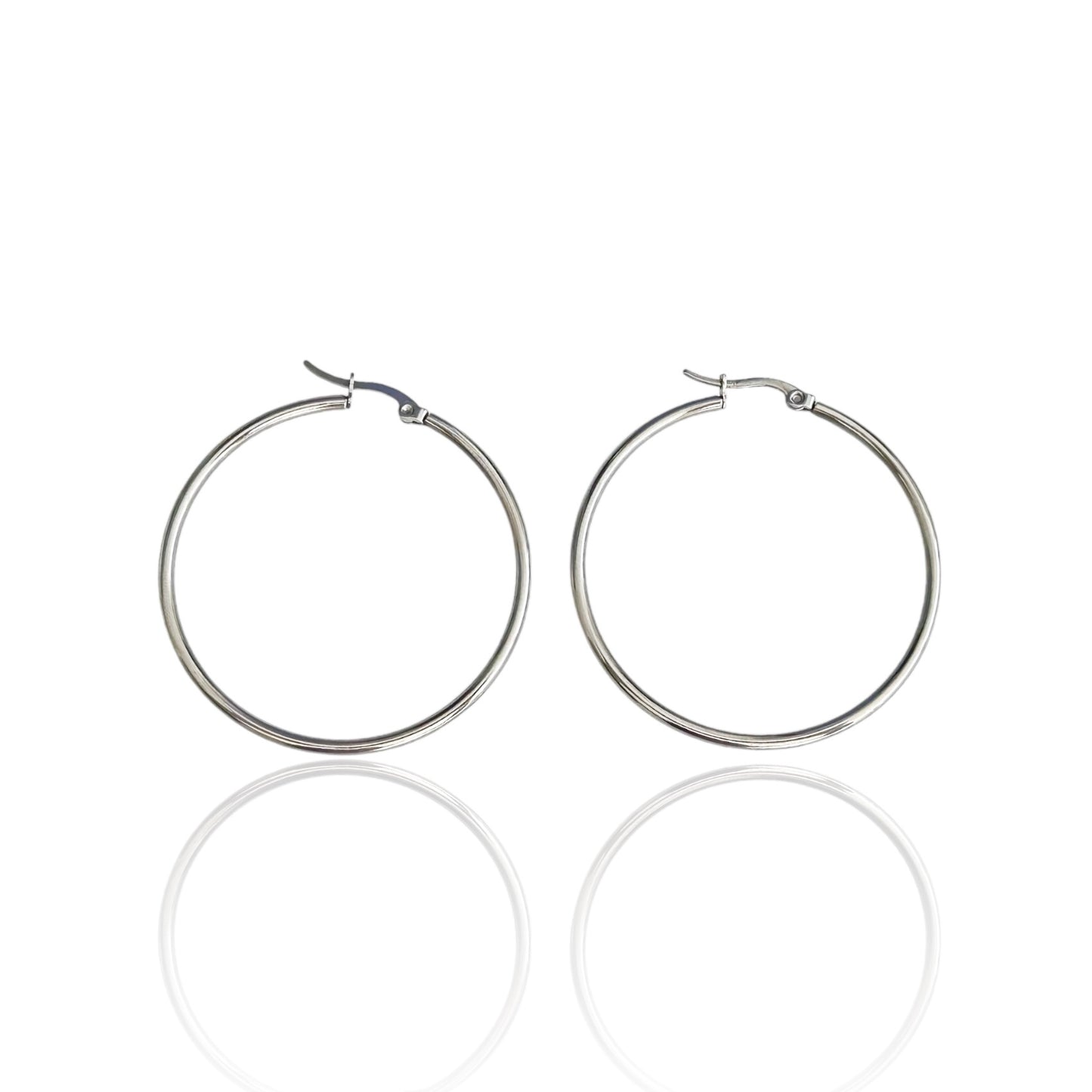 MARIANA SILVER HOOPS
