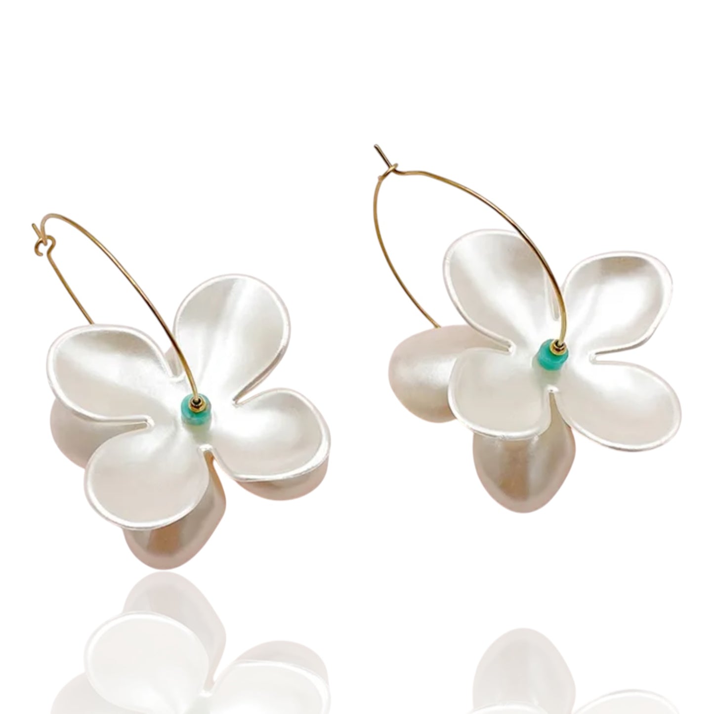 SNOW FLOWER EARRINGS