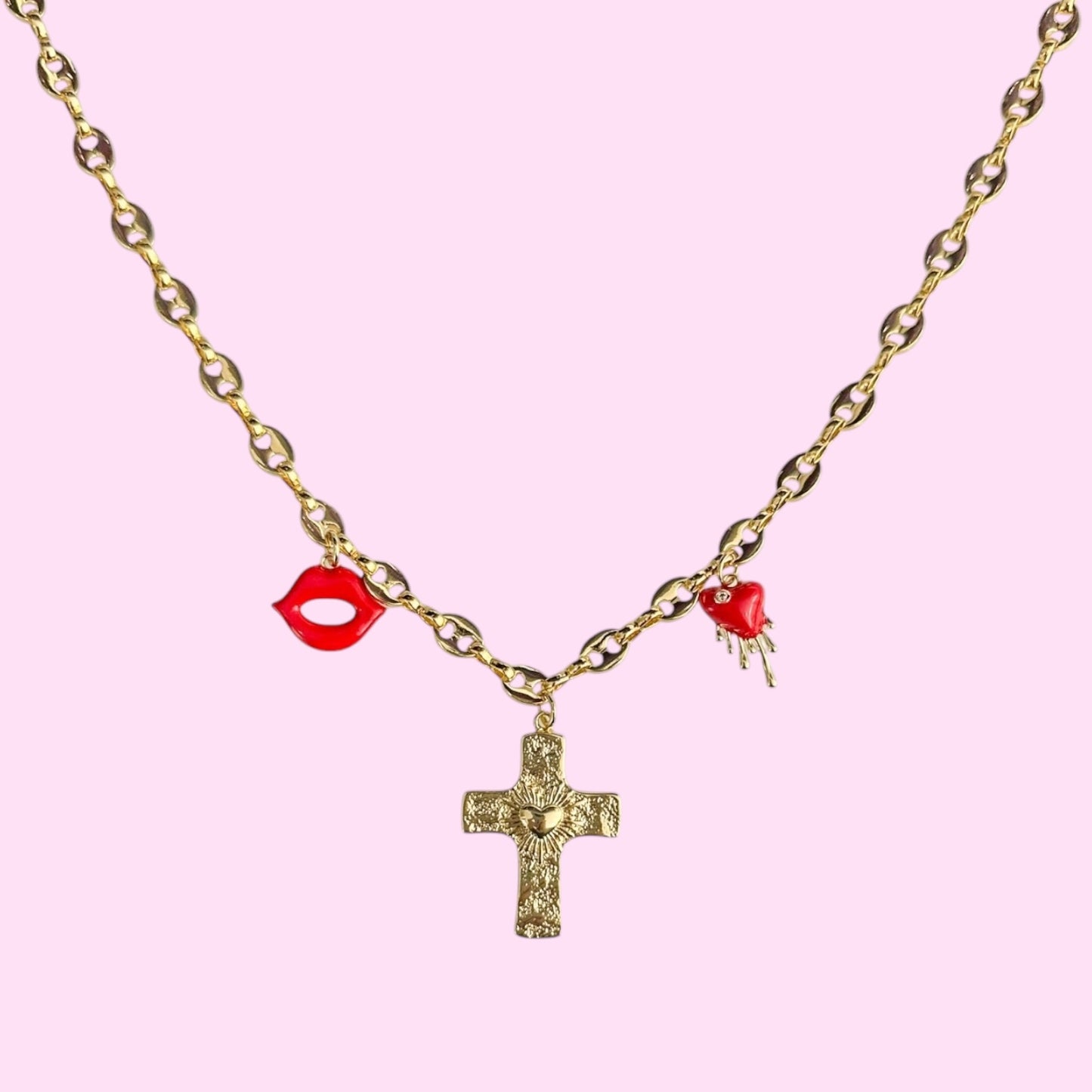 KISS & TELL NECKLACE