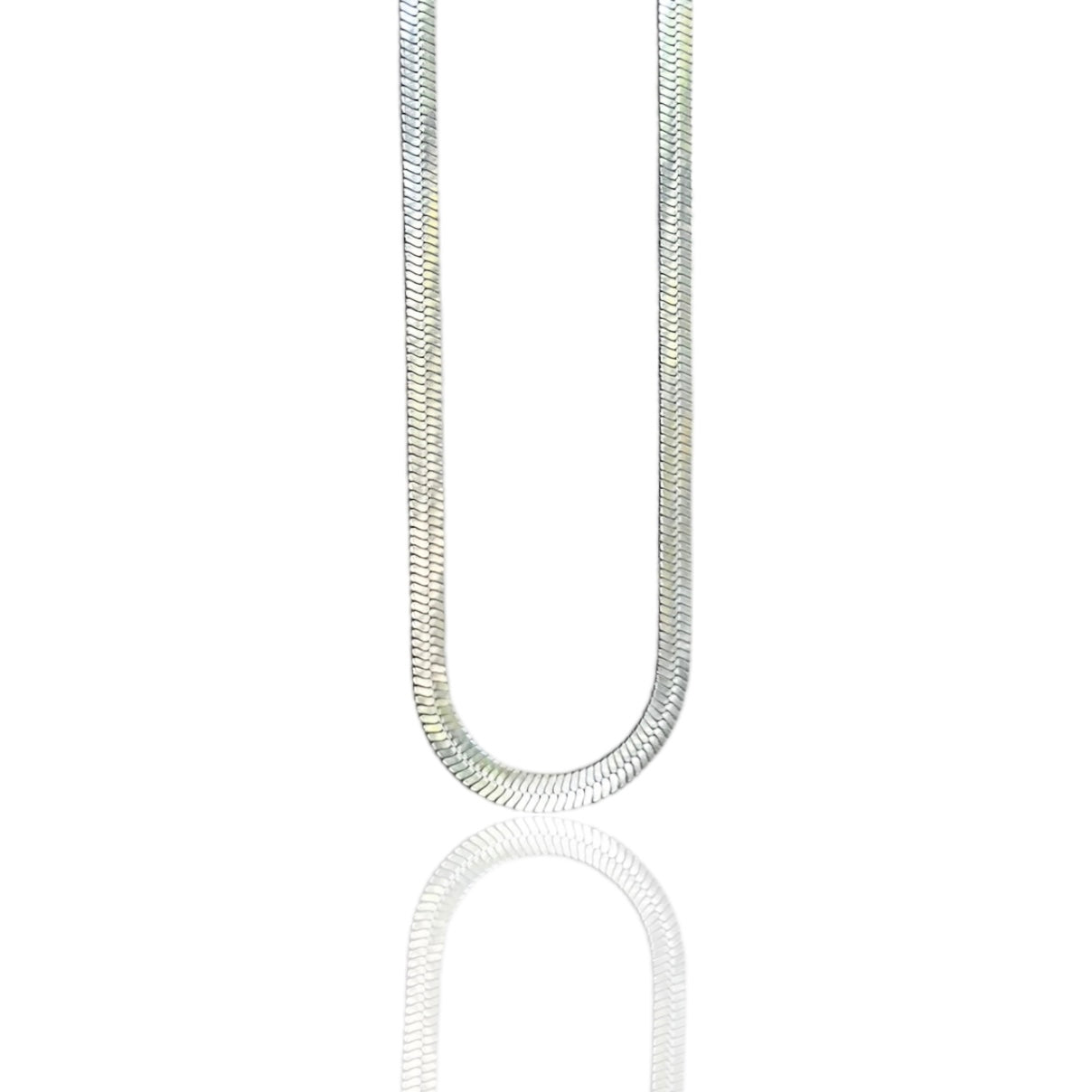 THIN SILVER SNAKE CHAIN