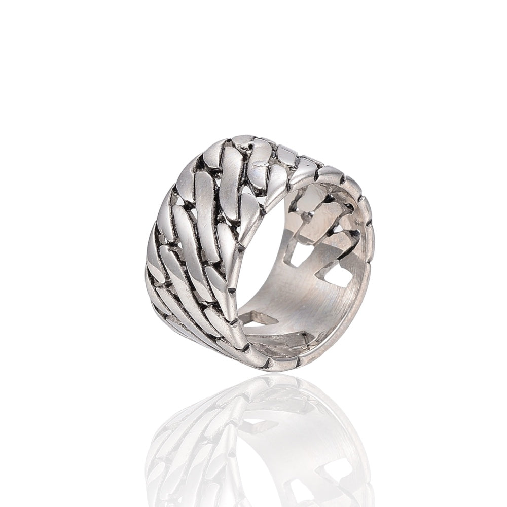 SWIVEL SILVER RING