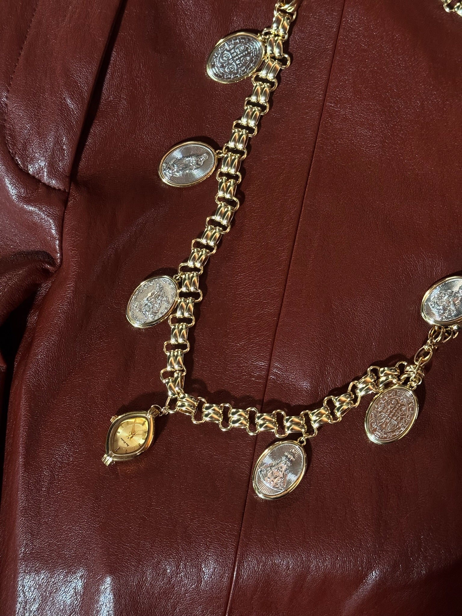 MEDALLION ARCHIVE - REWORKED WATCH NECKLACE