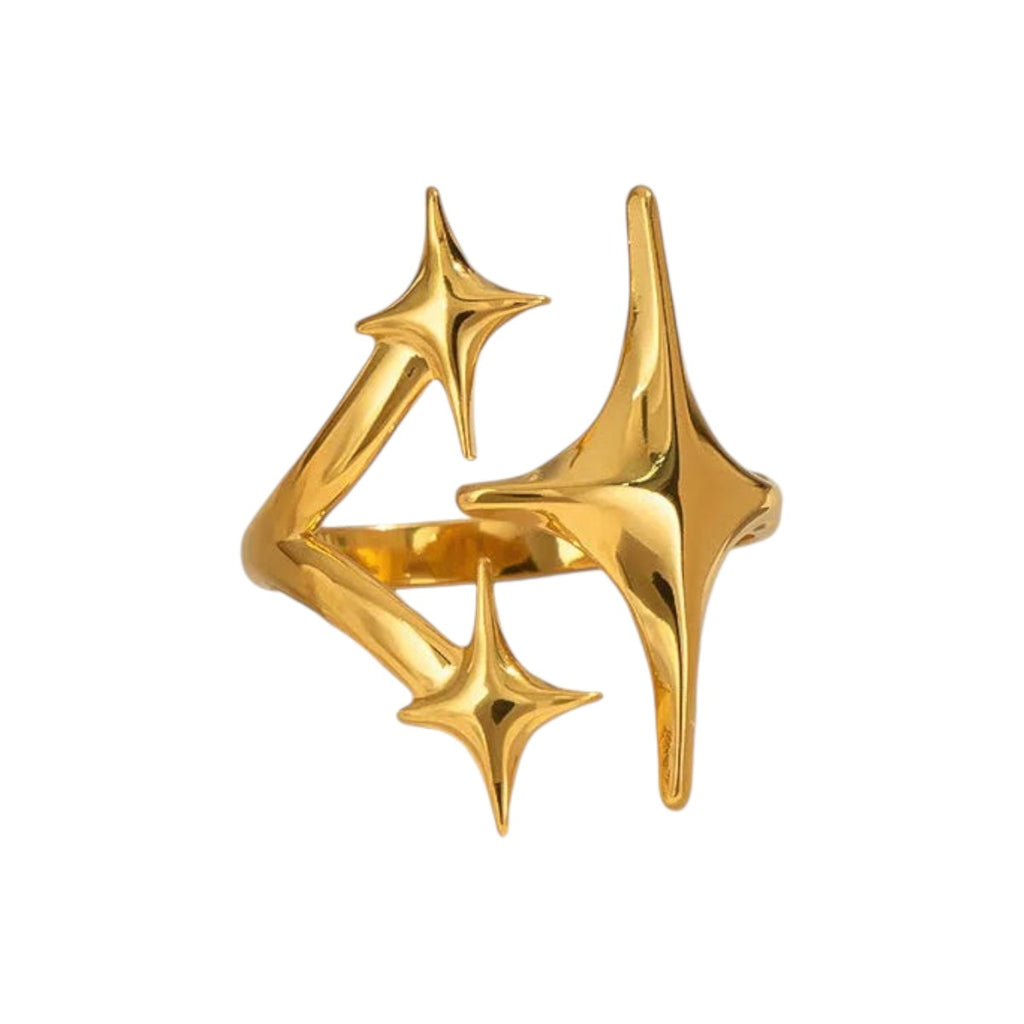 GOLD SHOOTING STAR RING