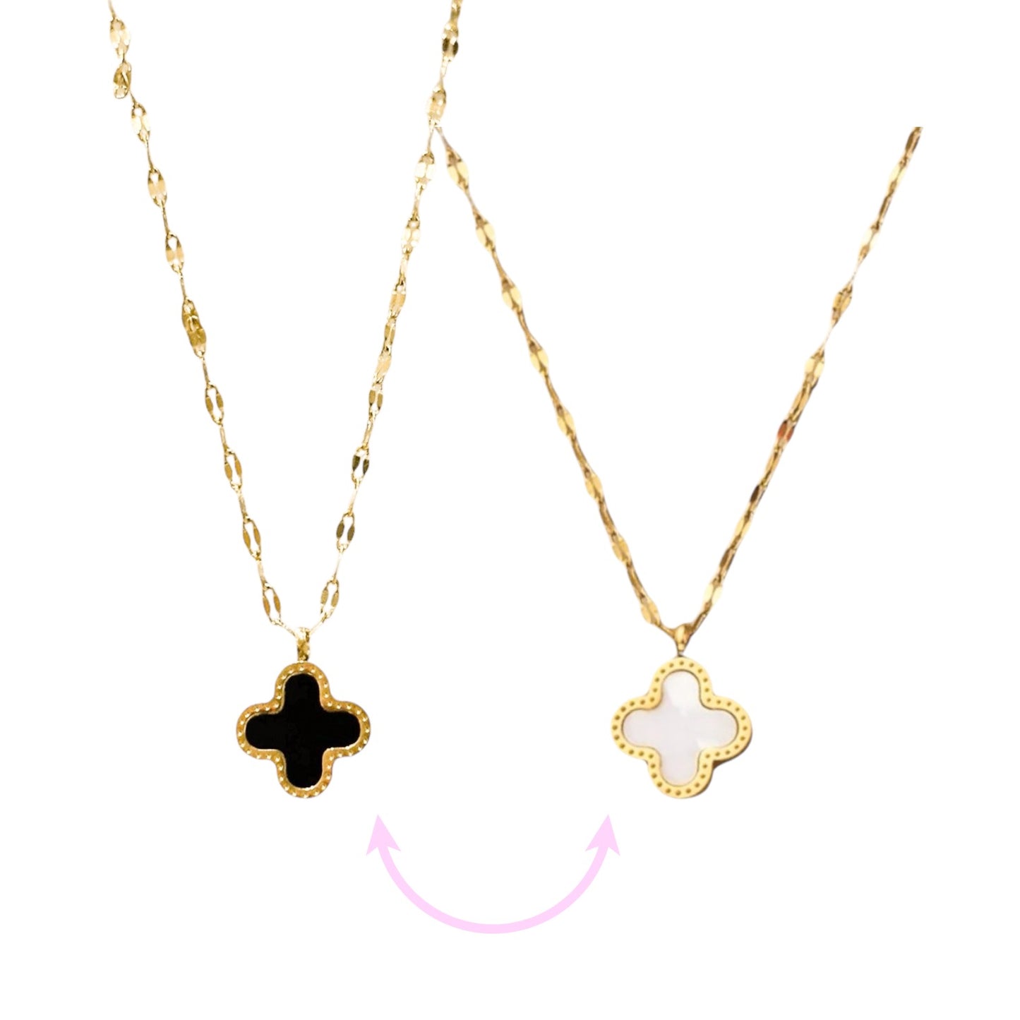 DOUBLE CLOVER NECKLACE