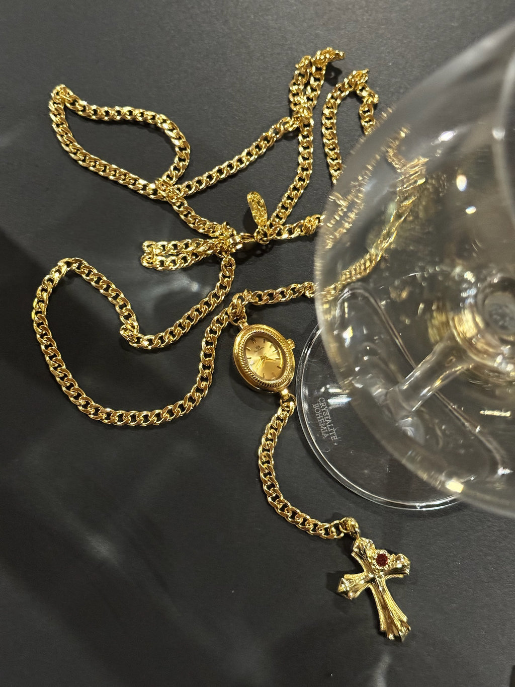 II LAYER - REWORKED WATCH NECKLACE