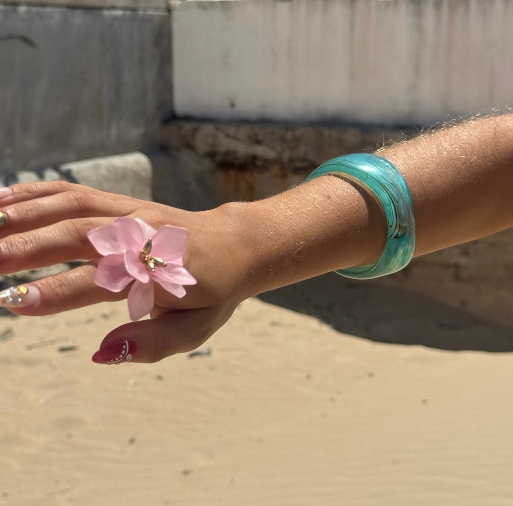 BAHÍA CHUNKY BANGLE - BLUE