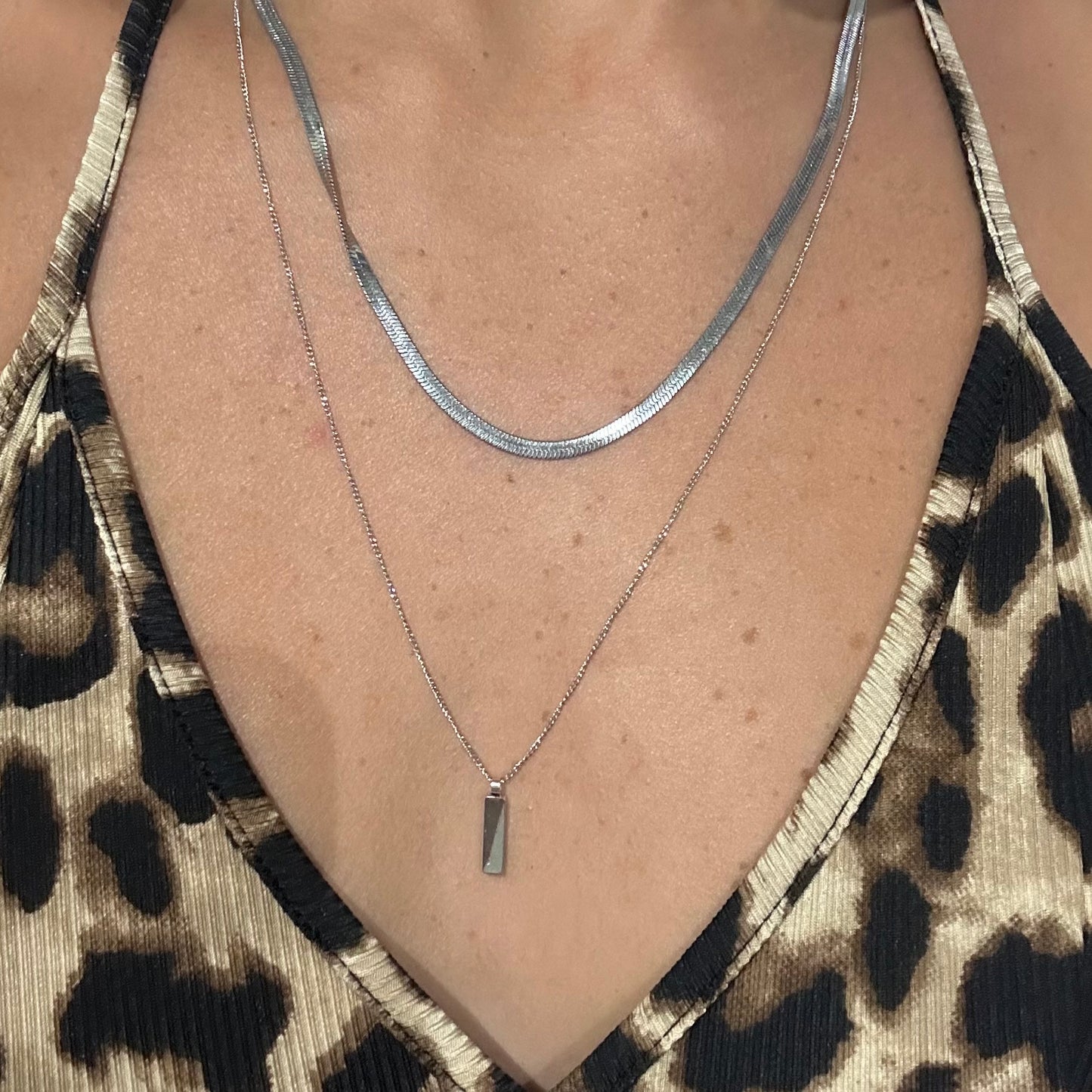 LEO SILVER NECKLACE