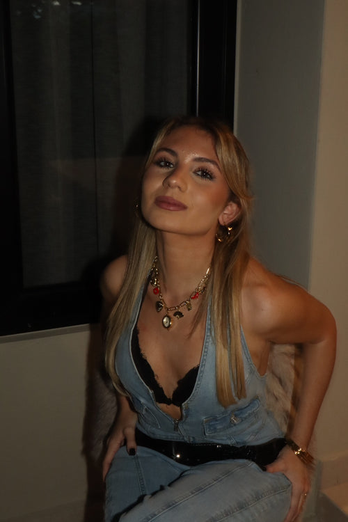 80'S IT GIRL - REWORKED WATCH NECKLACE