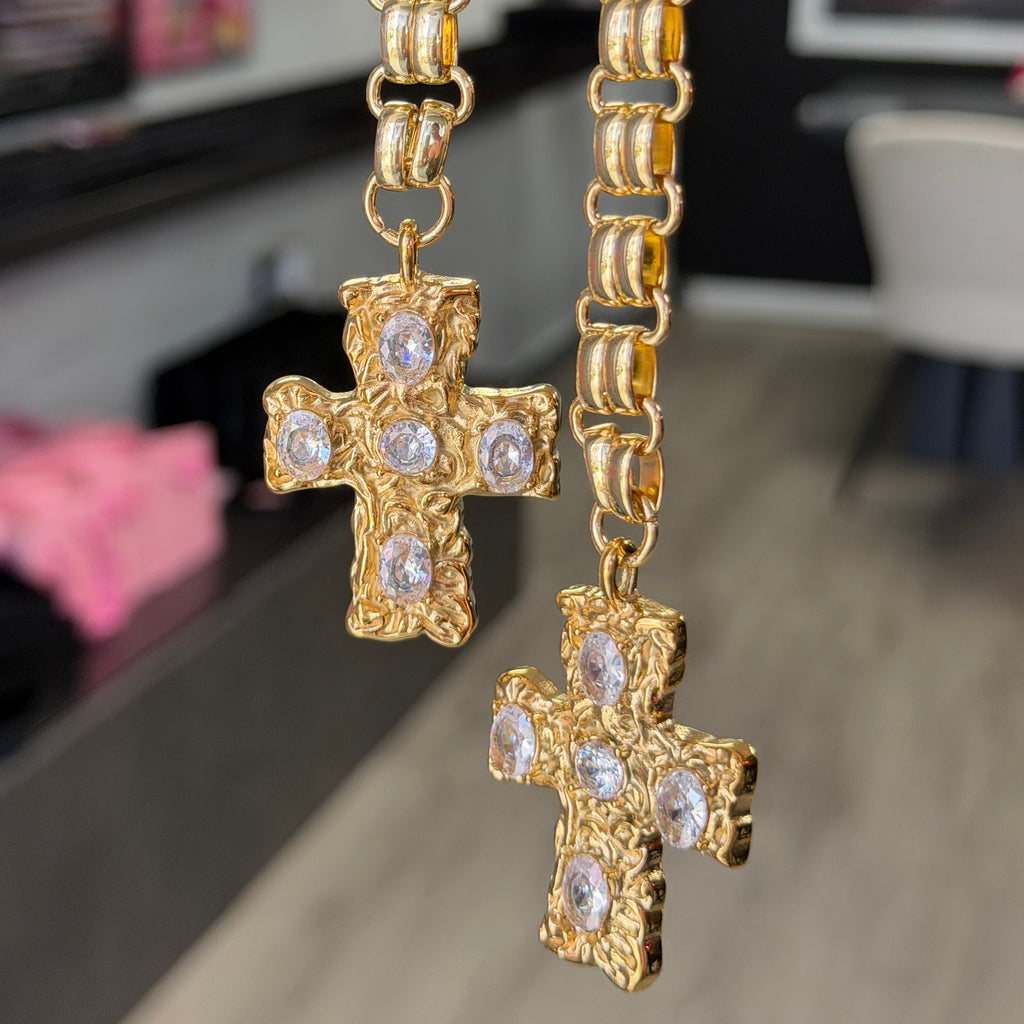 Mia Lariat Necklace - 18k Gold Plated Multiuse