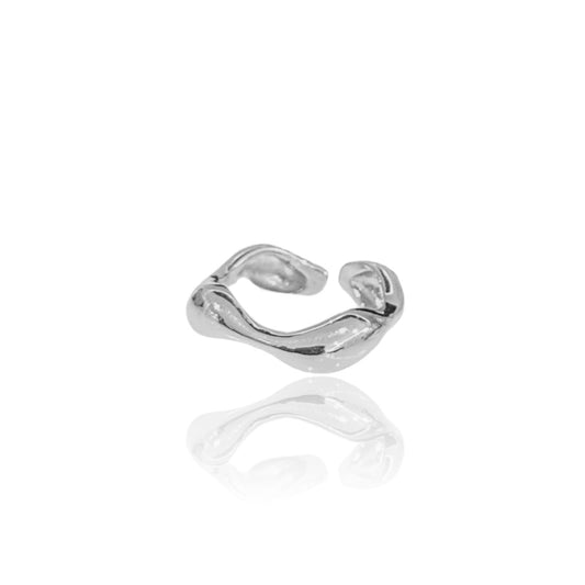 GROOVY SILVER RING