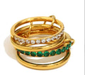 EMERALD SPINS RING