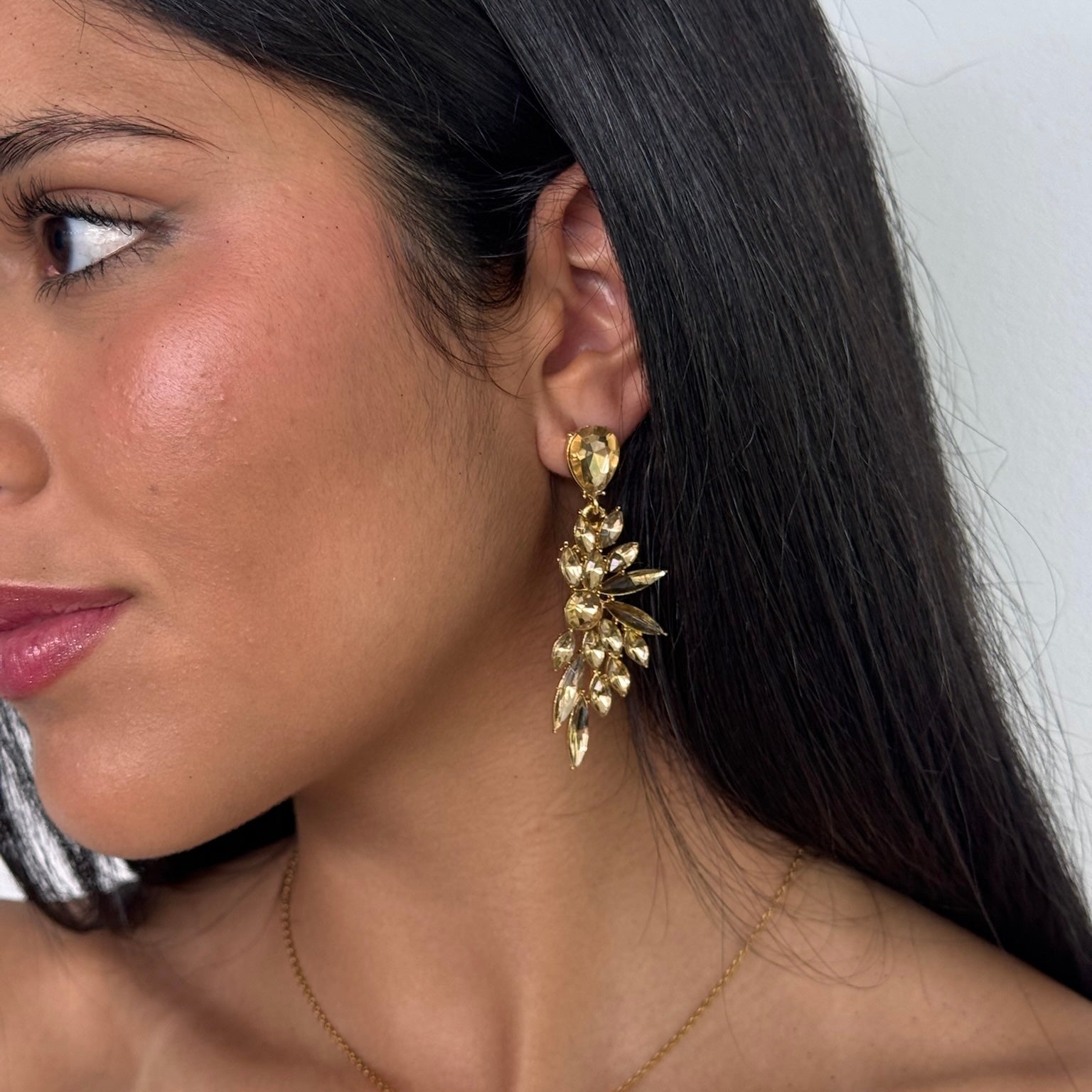SET 2.0 - GOLD NECKLACE & EARRINGS
