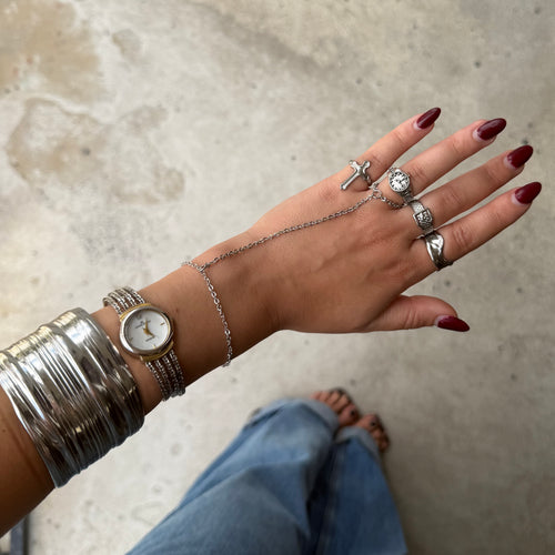 BELT SILVER RING