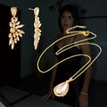 SET 2.0 - GOLD NECKLACE & EARRINGS