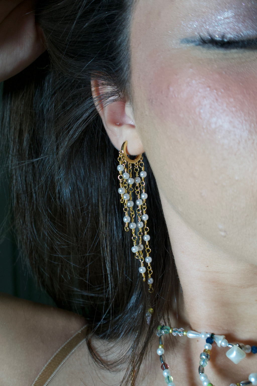 PERLA CASCADE EARRINGS