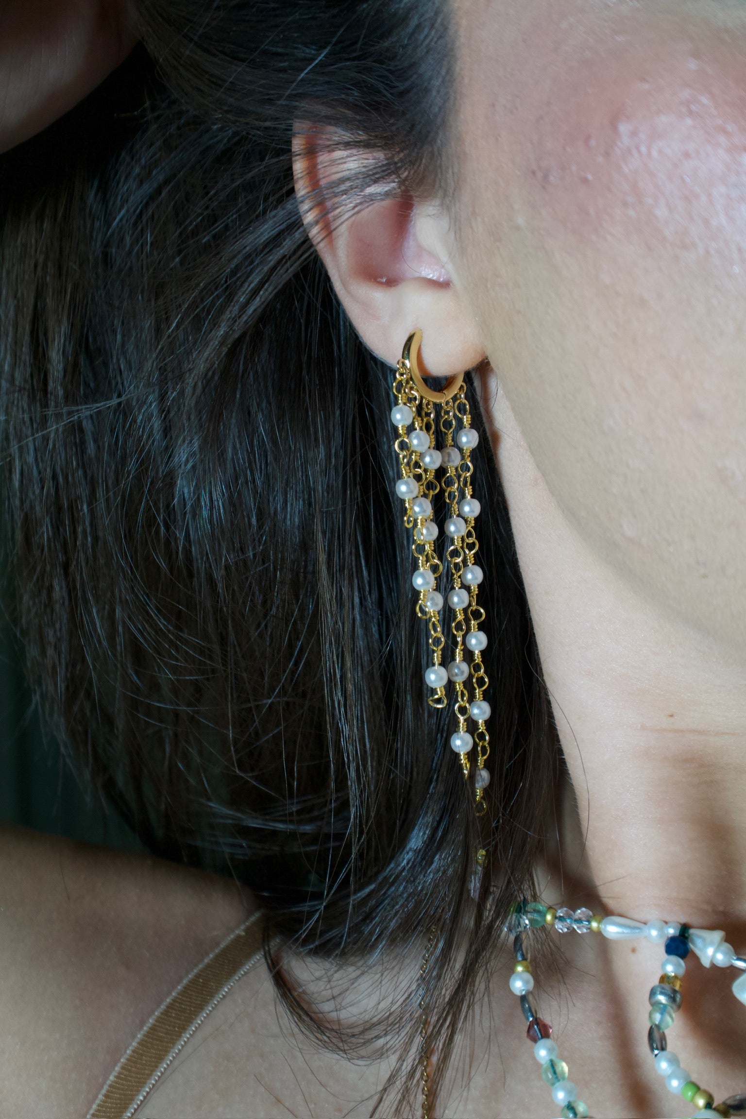 PERLA CASCADE EARRINGS
