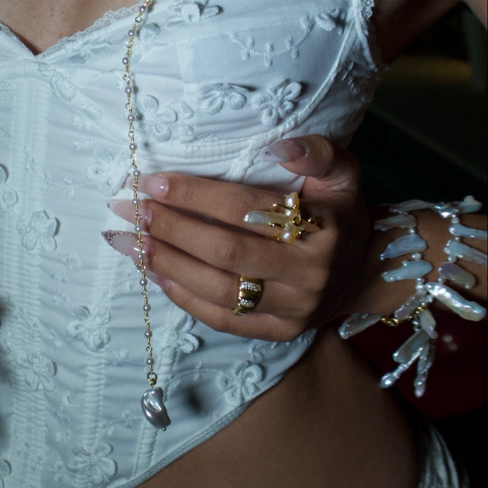 MARCELLA GOLD DOME RING