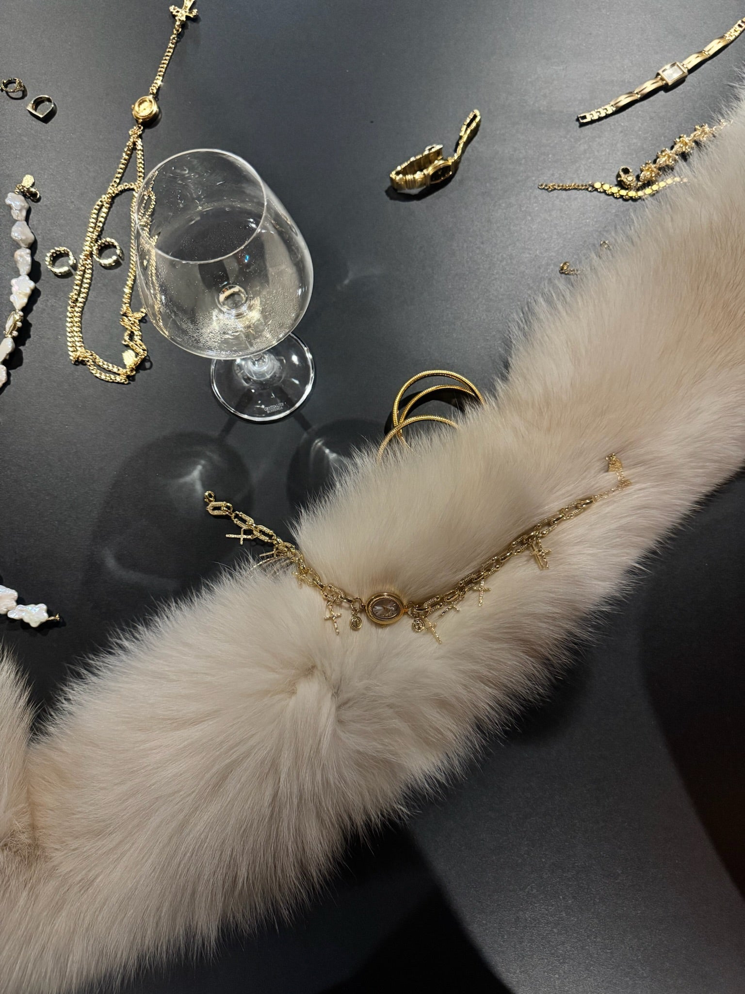 THE INHERITED CROSS - REWORKED WATCH CHOKER