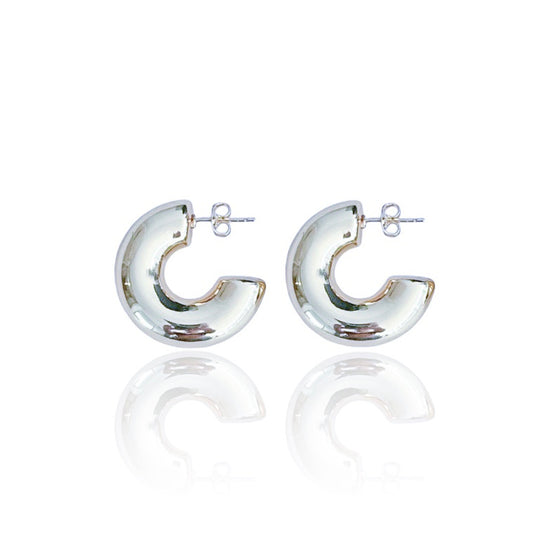 AVENUE SILVER HOOPS