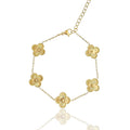 GOLD CLOVER BRACELET