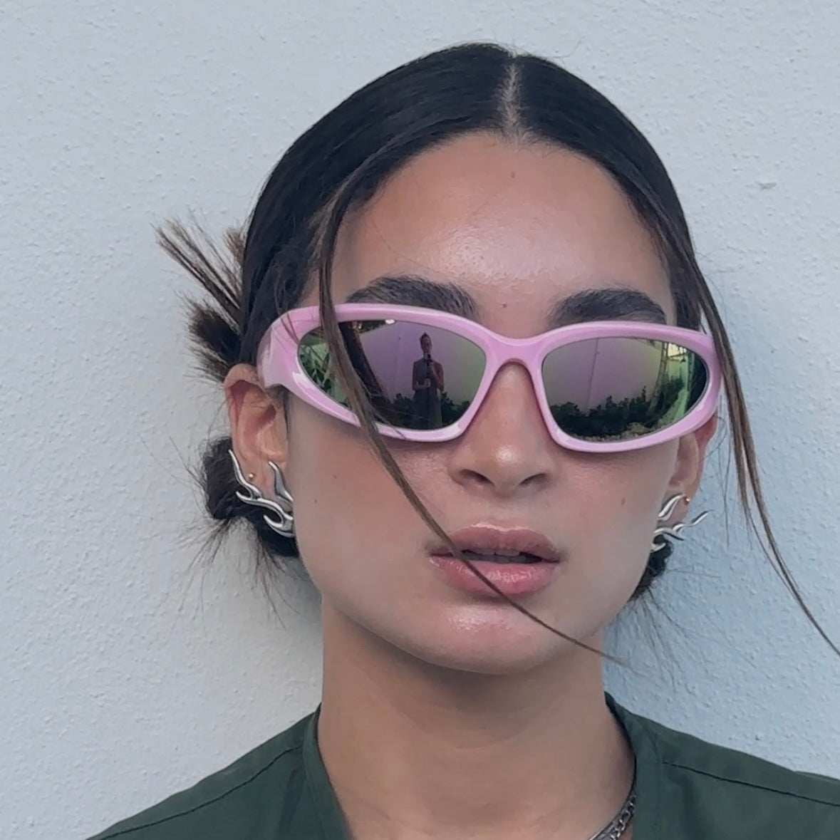 Y2K PINK SUNGLASSES