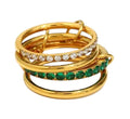 PRE-ORDER EMERALD SPINS RING