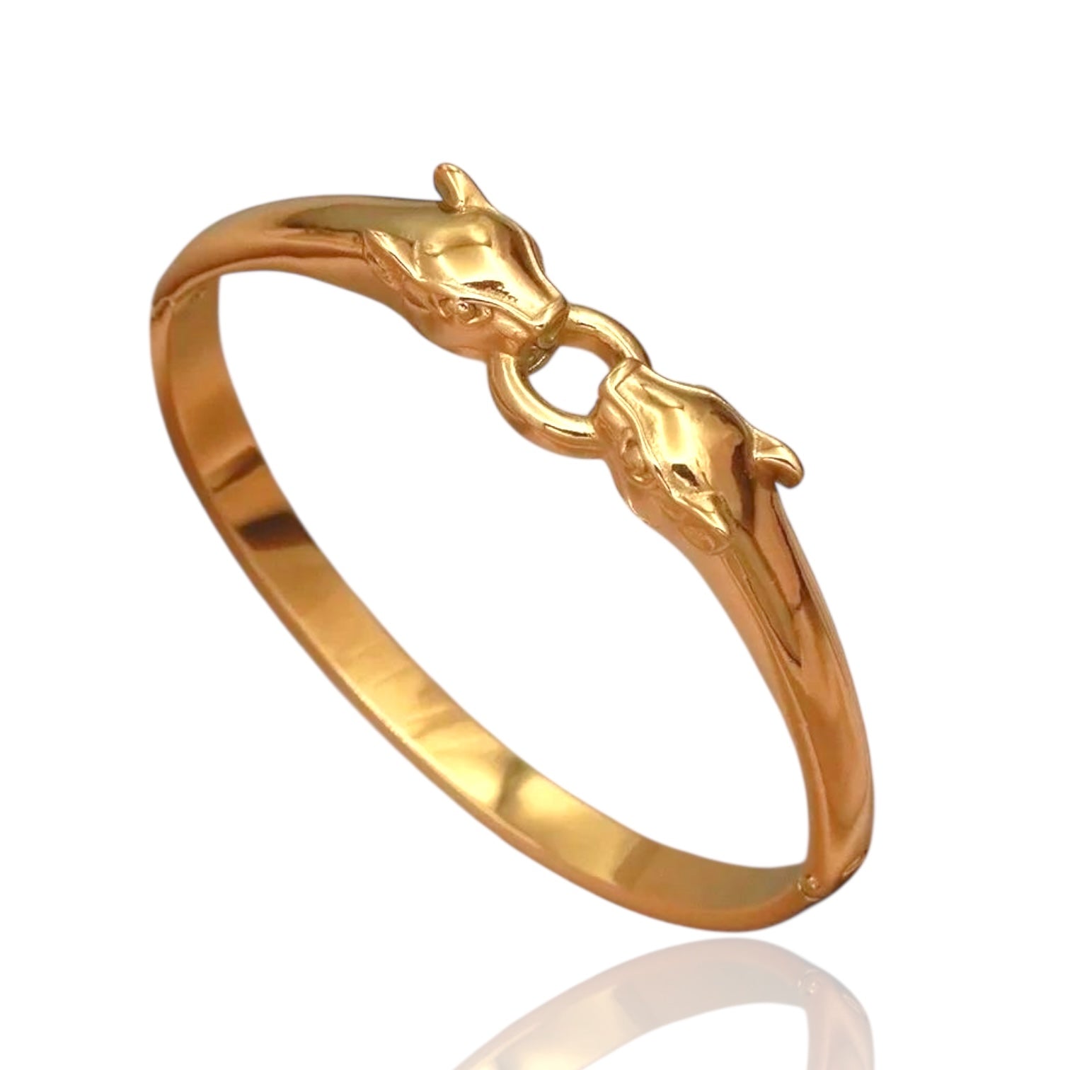 Panther Bracelet – 18k Gold Plated Statement Bangle