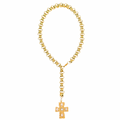 Mia Lariat Necklace - 18k Gold Plated Cross