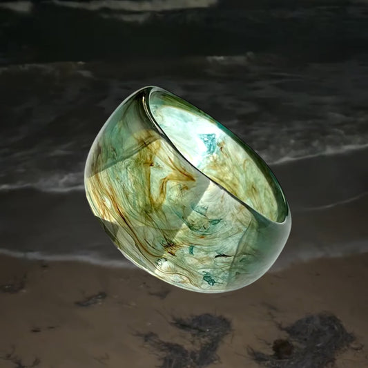 BAHÍA CHUNKY BANGLE - BLUE