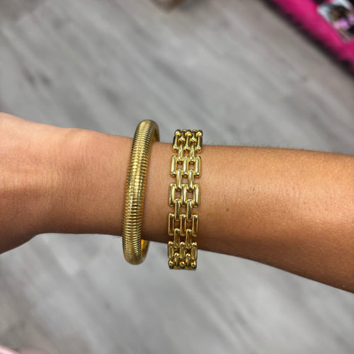 BIANCA GOLD LINK BANGLE