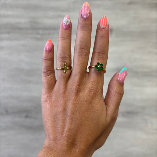 BLOOM EMERALD RING