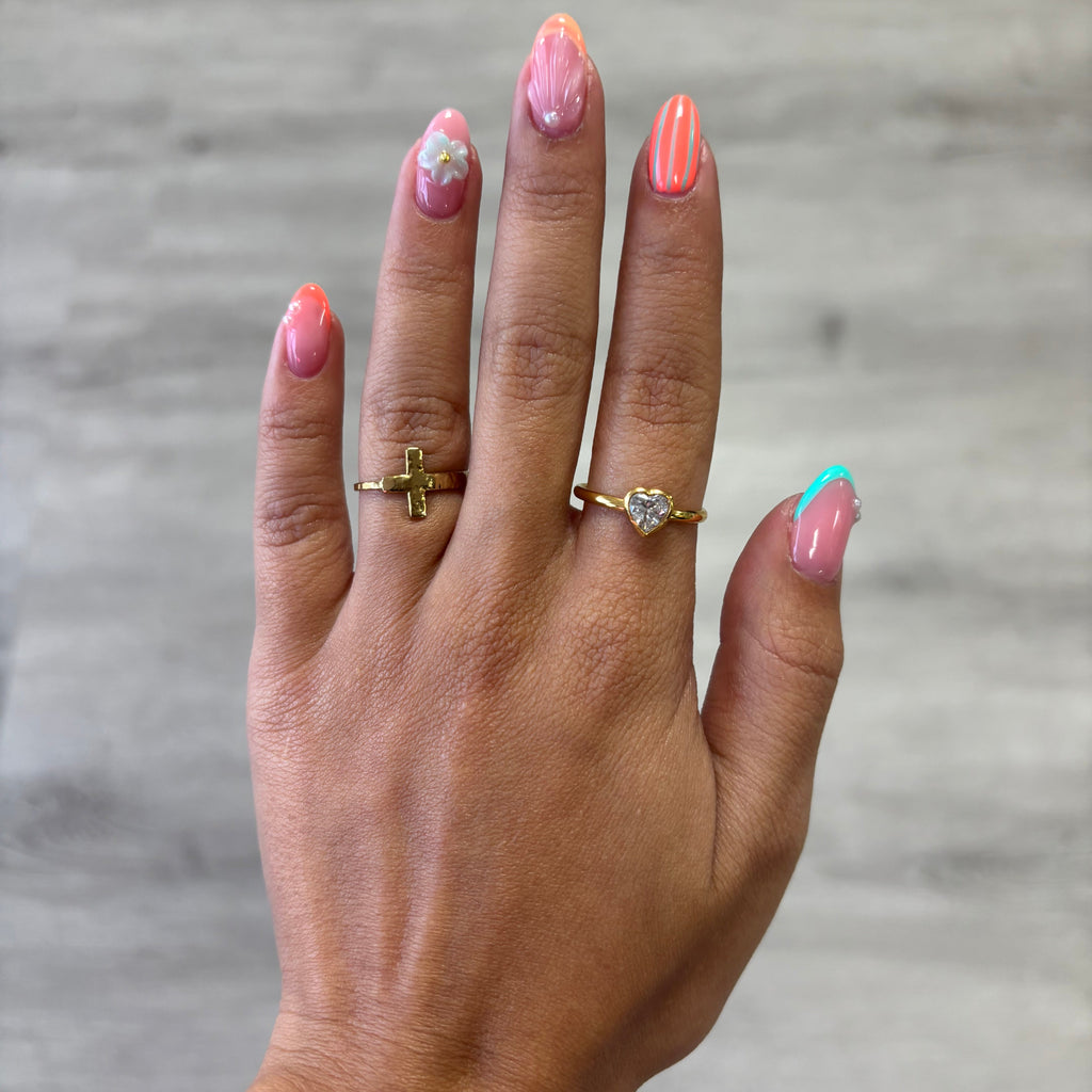 AMORE HEART RING