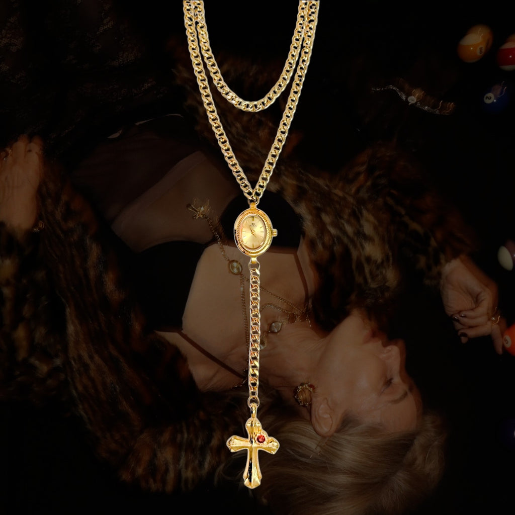 II LAYER - REWORKED WATCH NECKLACE