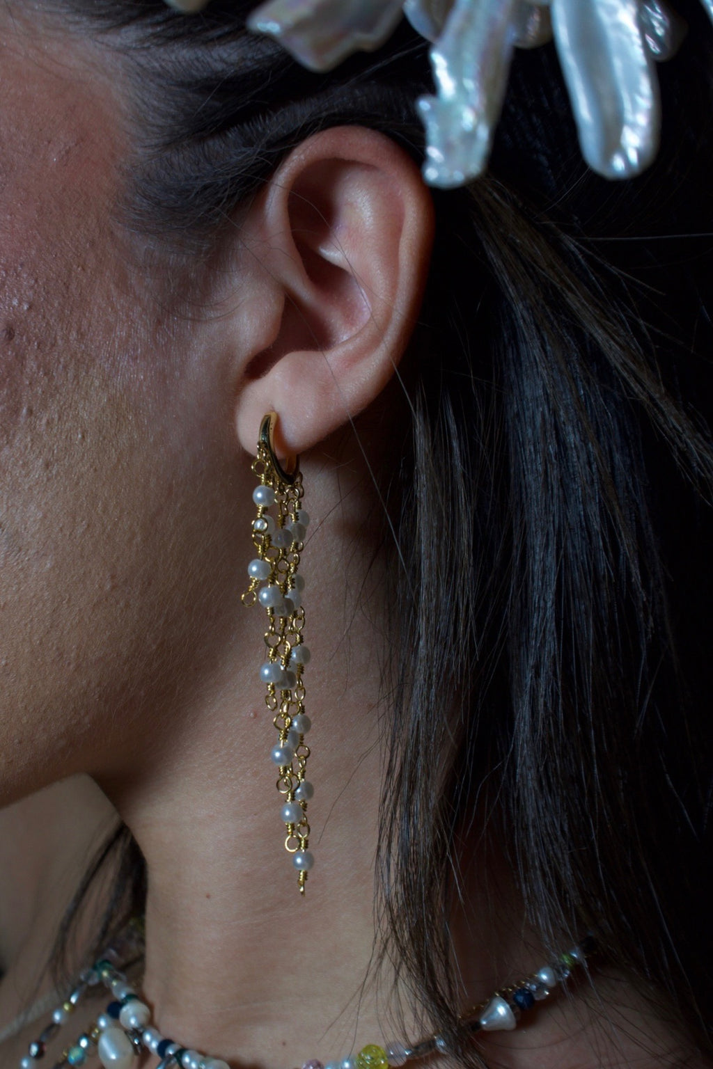 PERLA CASCADE EARRINGS
