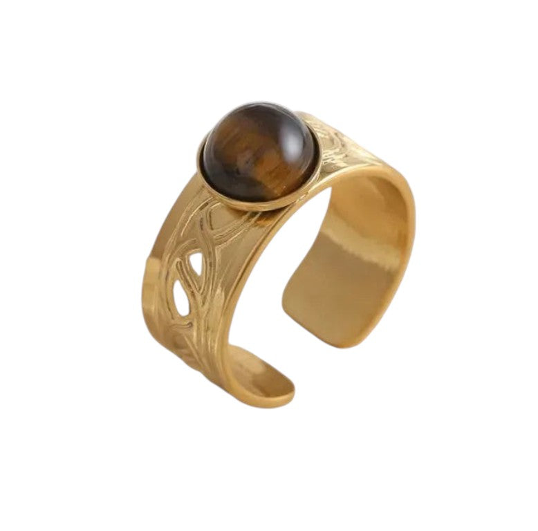 TIGER EYE RING