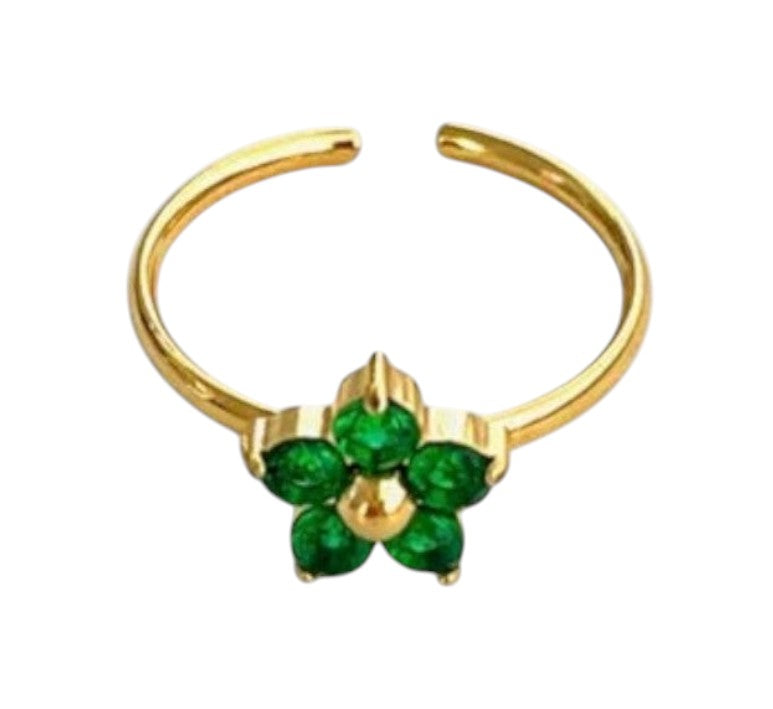 BLOOM EMERALD RING