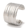 STATEMENT SILVER BANGLE