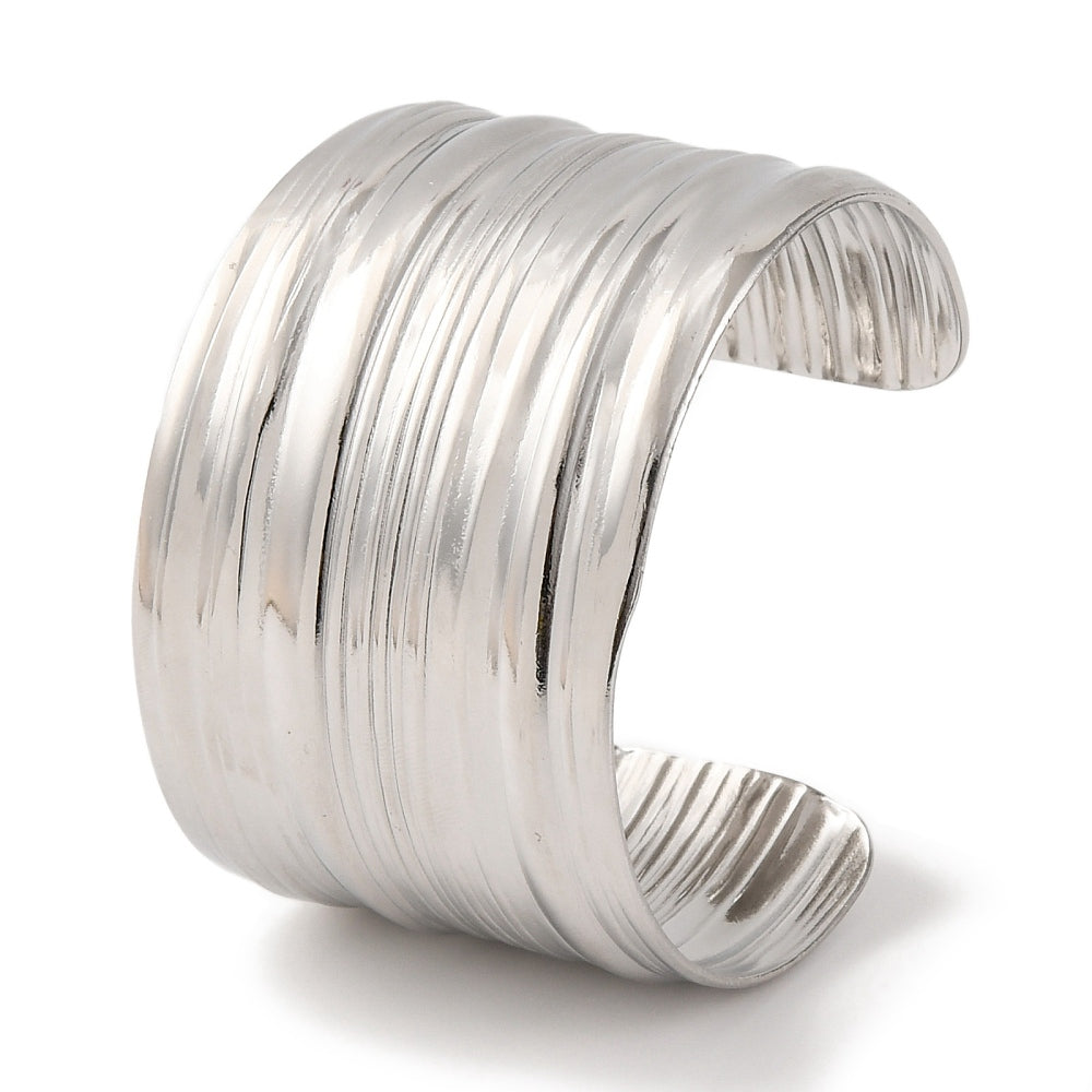 STATEMENT SILVER BANGLE