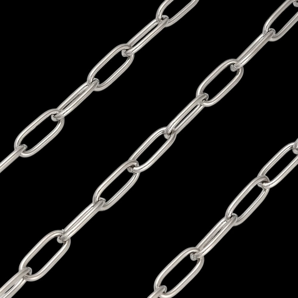 Silver Paperclip Chain