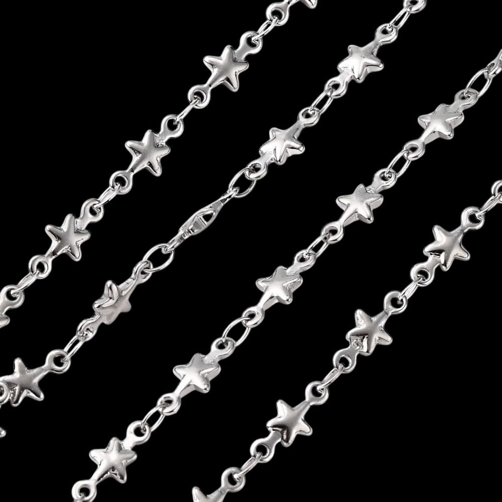 Silver Stars Chain