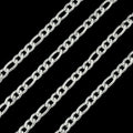 Silver Figaro Chain