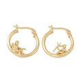 ANGEL AND DEVIL HOOP EARRINGS