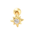 SINGLE SPARKLE STUD EARRING