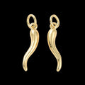 Solid Gold Chili Pepper Charm
