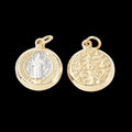 Two-Tone Round San Benito Charm