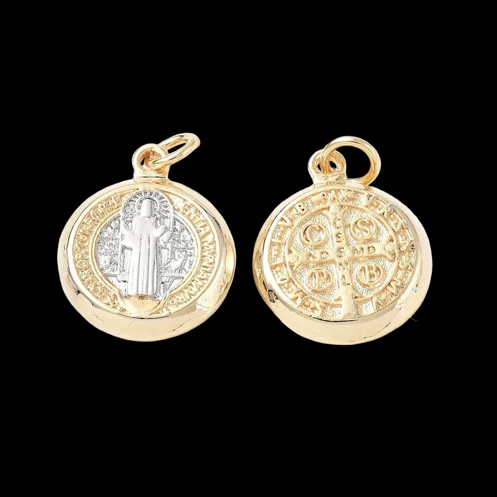 Two-Tone Round San Benito Charm