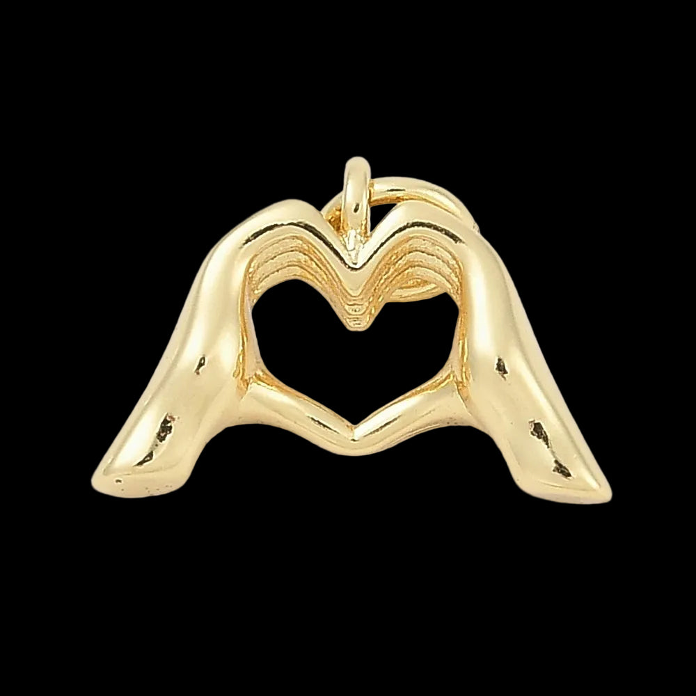 Hand Heart Charm