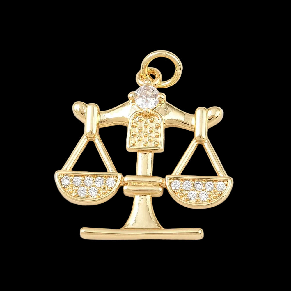 Law Balance Scale Charm