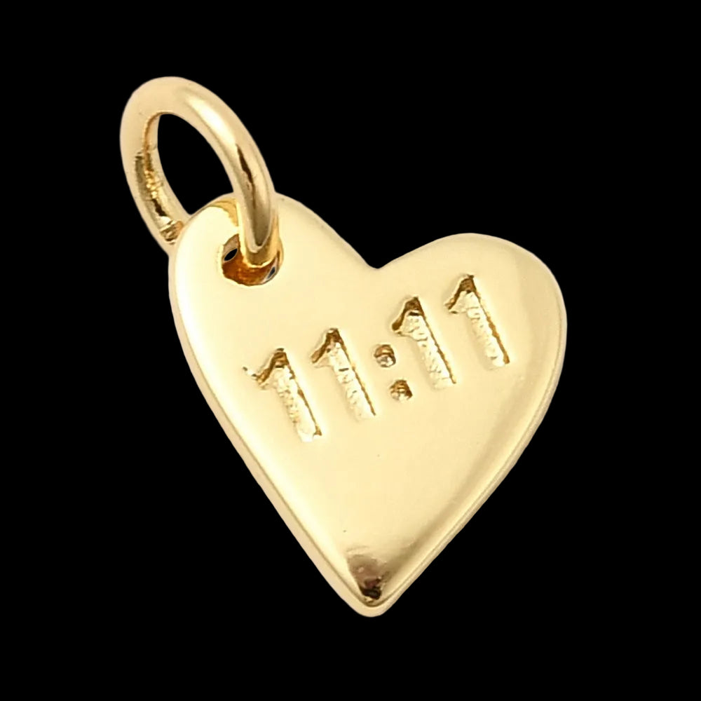11:11 Heart Charm