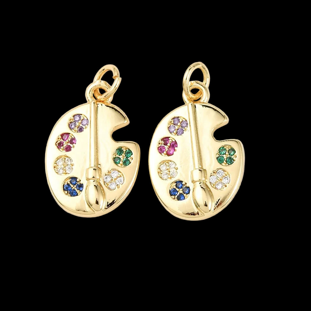 Colorful Art Palette Charm